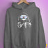 Pride Sloth Transgender Flag Sunglasses Hoodie - Grey Heather